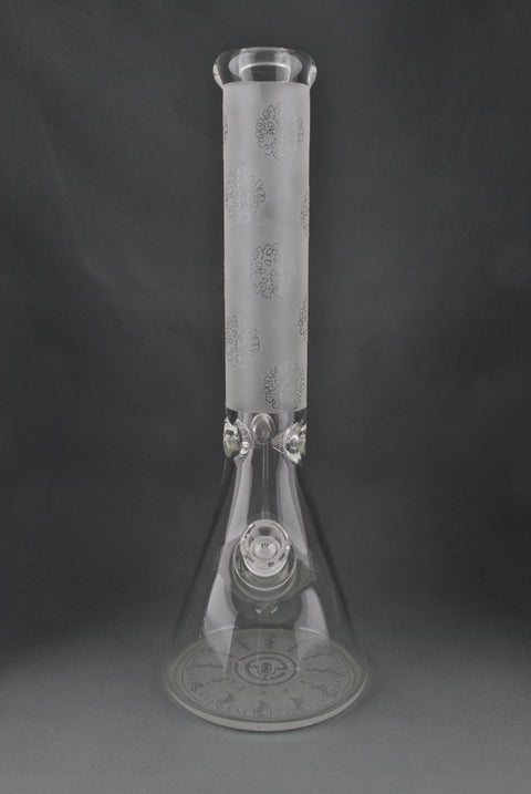 Encore Glass 16" Sand Blasted Etch Beaker
