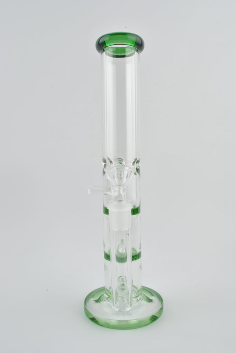 Stemless Double Honeycomb Perc - Green