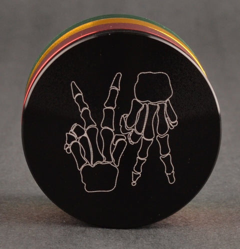 Kulture 50mm Rasta Multistage 4 Piece Grinder 1 - KultureVA