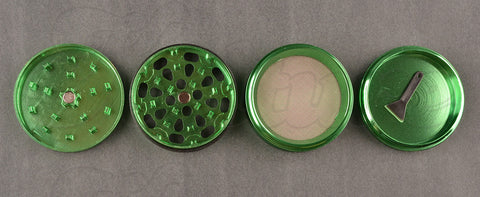 Kulture 62mm Green Multistage 4 Piece Grinder 1 - KultureVA