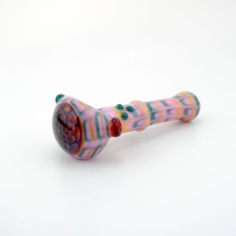 Pink Honeycomb Spoon