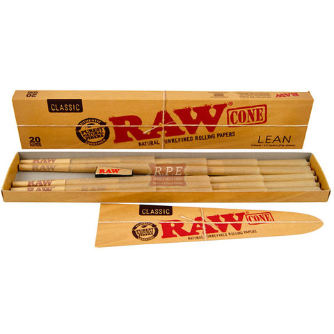 RAW Classic Lean Size 20 Pack Cones