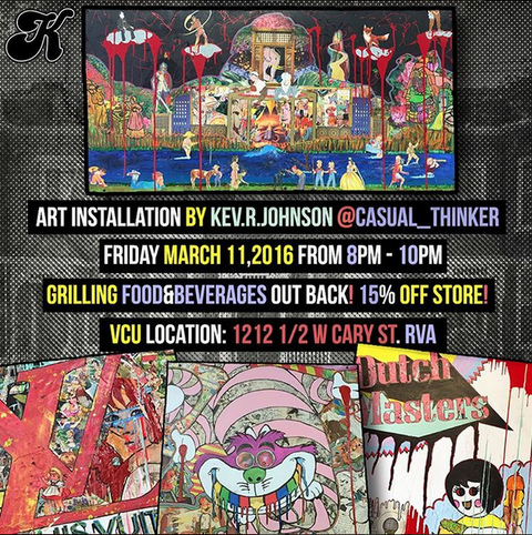 Art Installation & Cool Out Sale 3/12/16