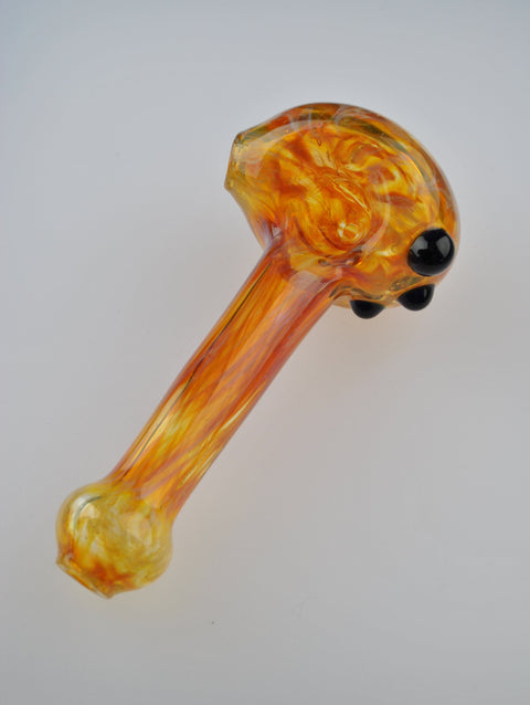 Andy Dillon Fumed Handpipe w/ Colored Dots