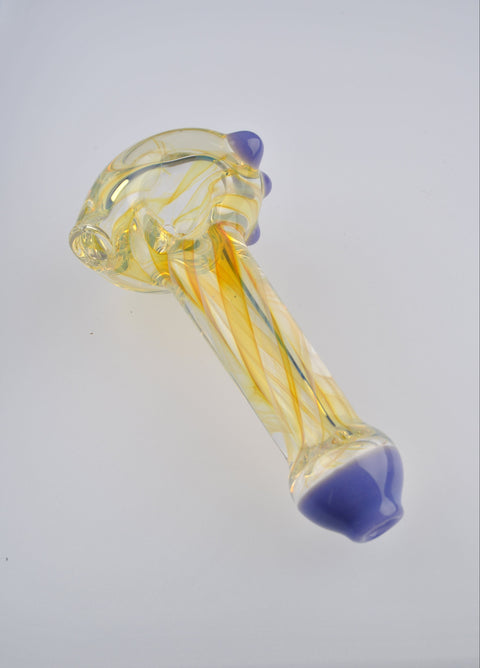 Andy Dillion Small Fumed Spoon w/ Color Dot & Mouthpiece - MS01