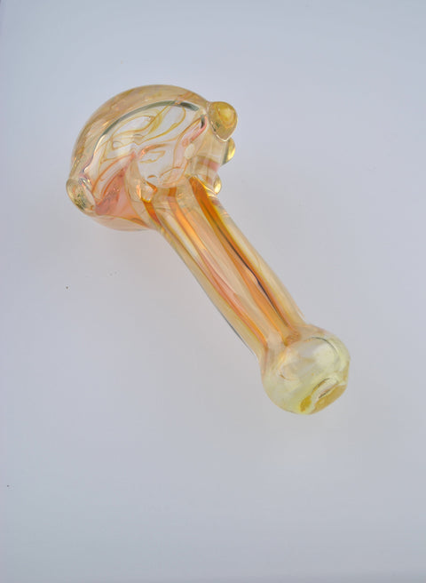 Andy Dillion Small Fumed Spoon w/ Color Dot & Mouthpiece - MS01