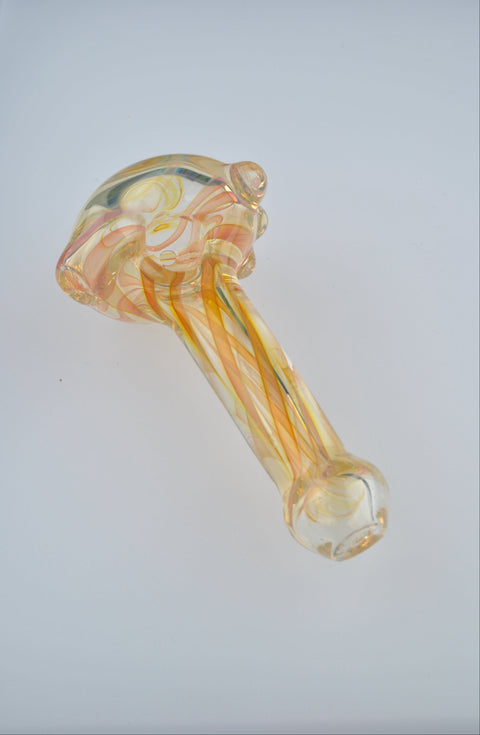 Andy Dillion Small Fumed Spoon w/ Color Dot & Mouthpiece - MS01