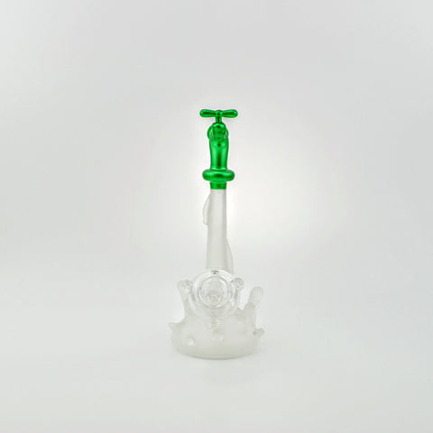 Water Spigot Frosted Glass Dab Rig