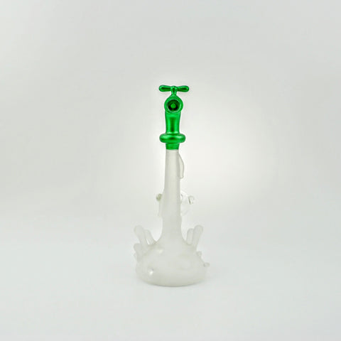Water Spigot Frosted Glass Dab Rig