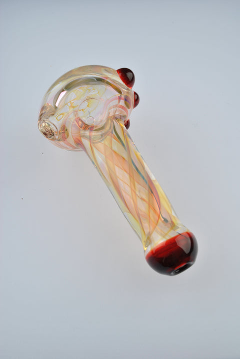 Andy Dillion Small Fumed Spoon w/ Color Dot & Mouthpiece - MS01