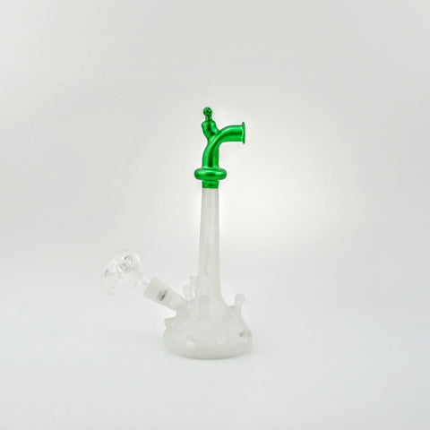 Water Spigot Frosted Glass Dab Rig