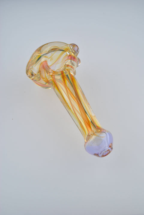 Andy Dillion Small Fumed Spoon w/ Color Dot & Mouthpiece - MS01