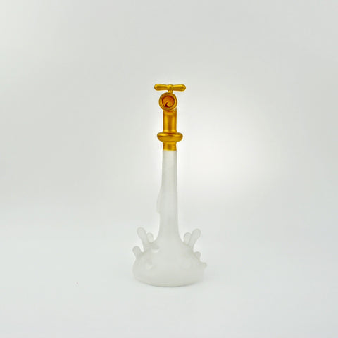 Water Spigot Frosted Glass Dab Rig