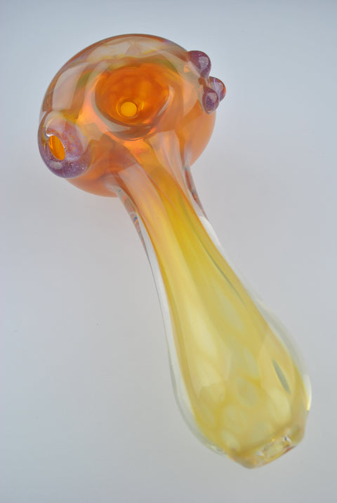 Lost Boys Glass Double Honey Comb Handpipe