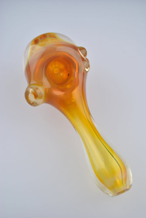 Lost Boys Glass Double Honey Comb Handpipe
