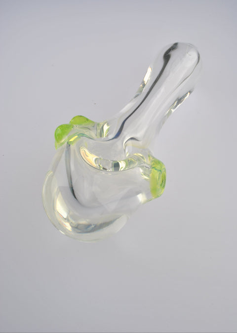 Lost Boys Glass Clear Marble Hand Pipe