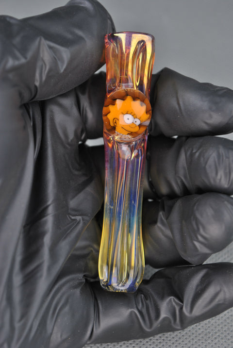 Matty White Fimed Onie w/ Millie Marble