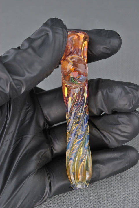 Matty White Fimed Onie w/ Millie Marble