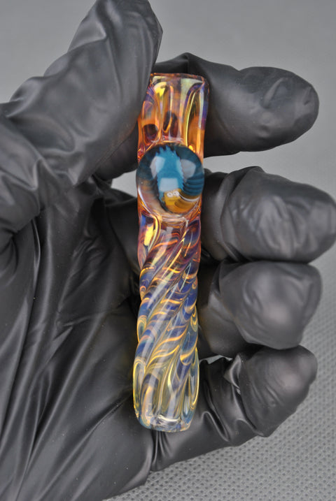 Matty White Fimed Onie w/ Millie Marble