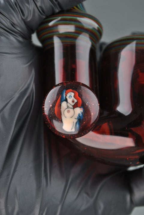 Matty White Red & Rainbow Sherlock W Jessica Rabbit Millie