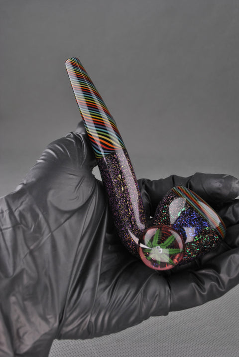 Matty White Rainbow & Dichro Sherlock W Happy Leaf Mille