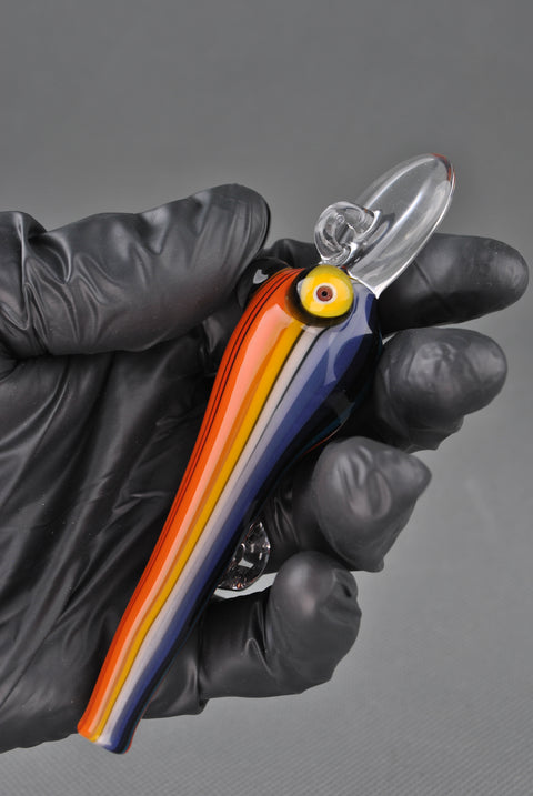 Matty White Rainbow Linework Fishing Lure Spoon
