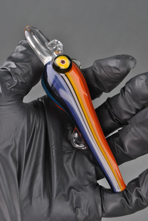 Matty White Rainbow Linework Fishing Lure Spoon