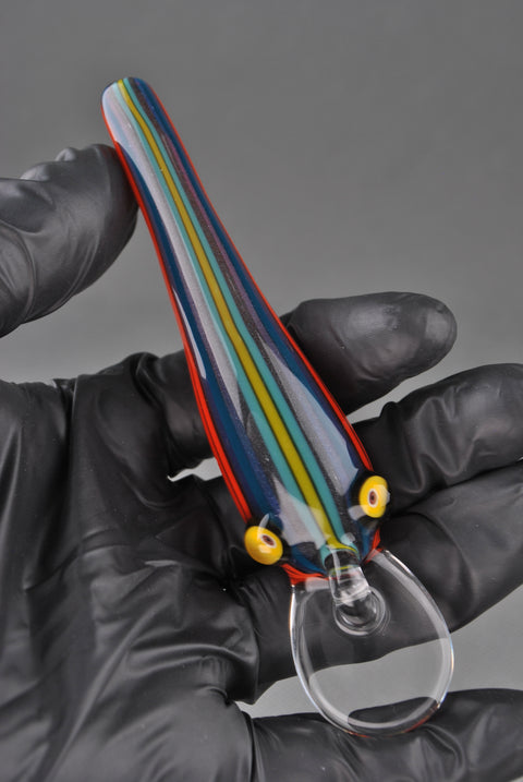 Matty White Rainbow Linework Fishing Lure Spoon