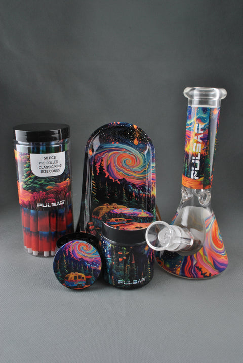 Pulsar Designer Beaker Series Water Pipe Smokers Kit