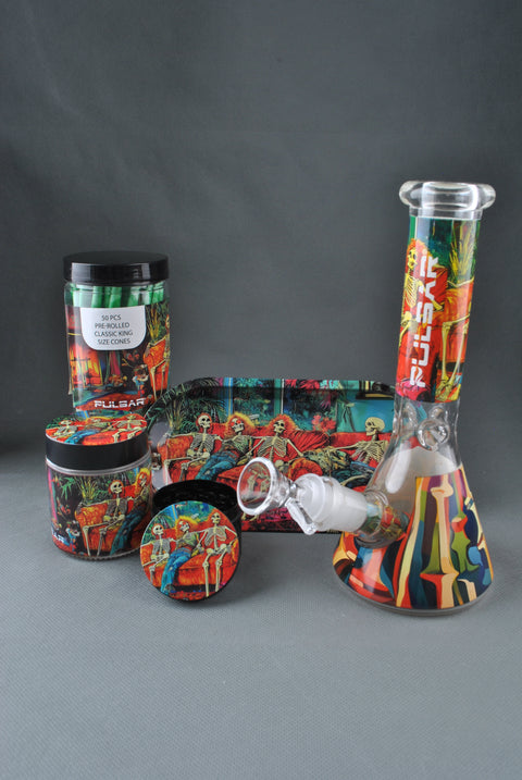 Pulsar Designer Beaker Series Water Pipe Smokers Kit