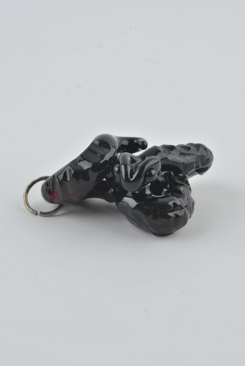 Cold Work Python Pendant by Samantha Stills
