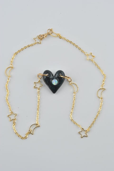 Opal Heart Pendant by Samantha Stills