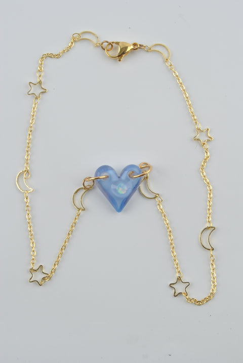 Opal Heart Pendant by Samantha Stills