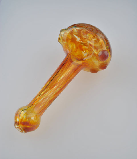 Andy Dillon Fumed Handpipe w/ Colored Dots