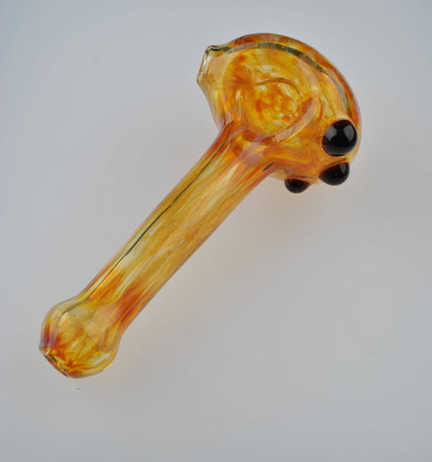 Andy Dillon Fumed Handpipe w/ Colored Dots