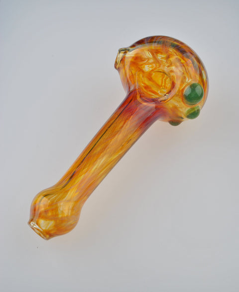 Andy Dillon Fumed Handpipe w/ Colored Dots