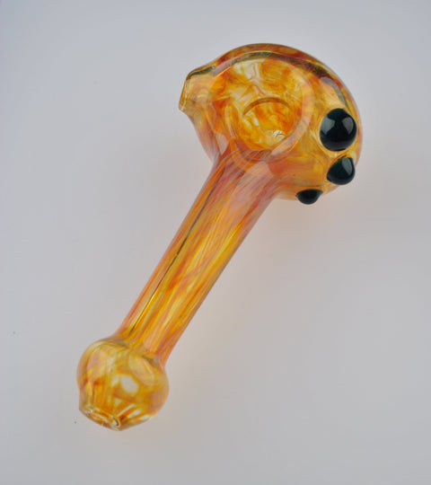 Andy Dillon Fumed Handpipe w/ Colored Dots