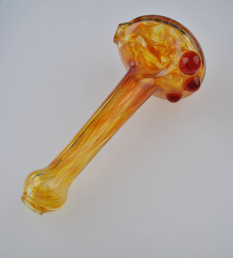 Andy Dillon Fumed Handpipe w/ Colored Dots
