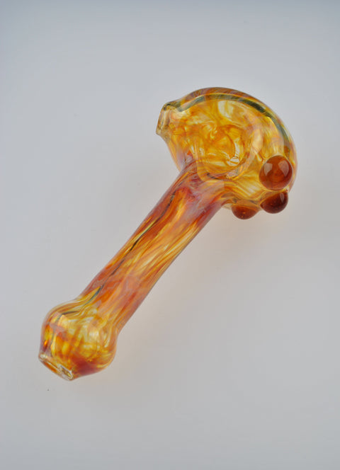 Andy Dillon Fumed Handpipe w/ Colored Dots