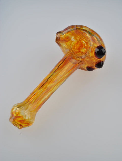 Andy Dillon Fumed Handpipe w/ Colored Dots