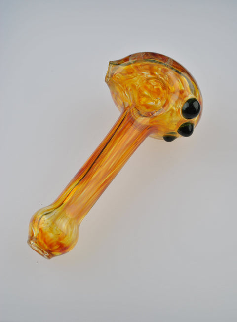 Andy Dillon Fumed Handpipe w/ Colored Dots