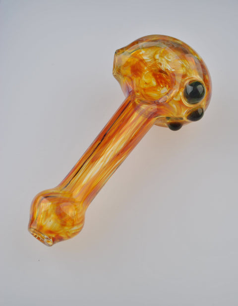 Andy Dillon Fumed Handpipe w/ Colored Dots