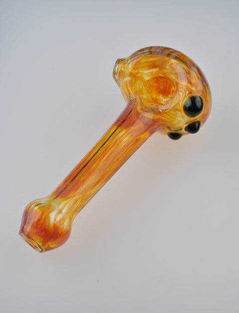 Andy Dillon Fumed Handpipe w/ Colored Dots