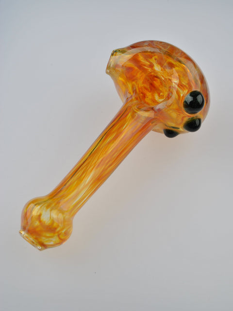 Andy Dillon Fumed Handpipe w/ Colored Dots