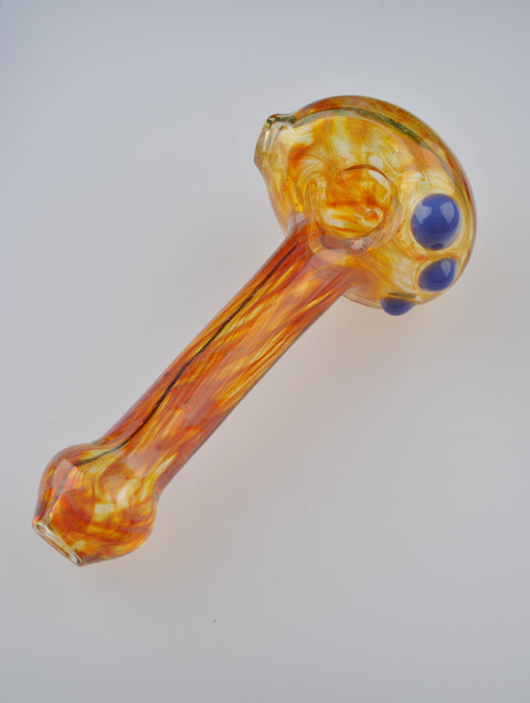 Andy Dillon Fumed Handpipe w/ Colored Dots