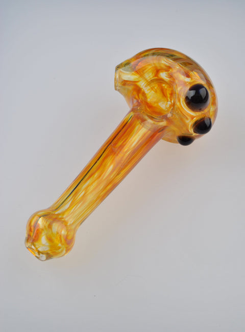 Andy Dillon Fumed Handpipe w/ Colored Dots