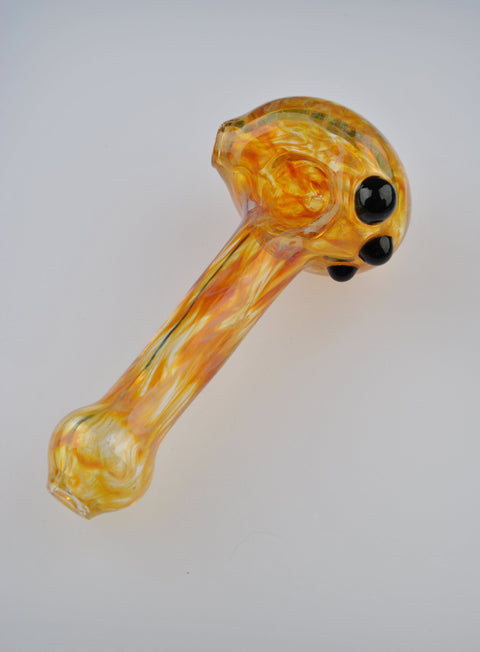 Andy Dillon Fumed Handpipe w/ Colored Dots