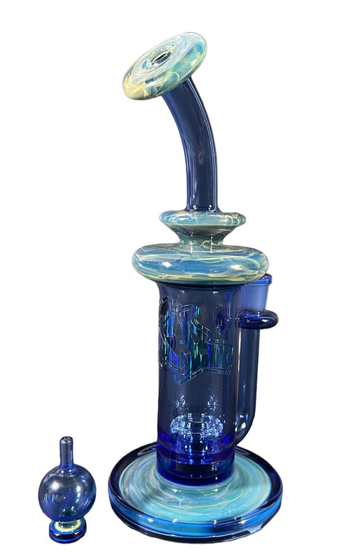 Mr. B Glass Blueberry Rig with Cap