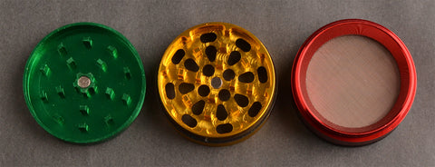 Kulture 50mm Rasta Multistage 4 Piece Grinder 1 - KultureVA