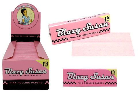 Blazy Susan Pink 1 1/4 Rolling Papers